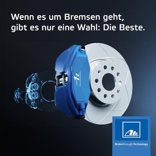 ATE Bremsbelagsatz, Scheibenbremse 13.0460-7117.2 + Bremsscheibe 24.0122-0150.1 Bild ATE Bremsbelagsatz, Scheibenbremse 13.0460-7117.2 + Bremsscheibe 24.0122-0150.1