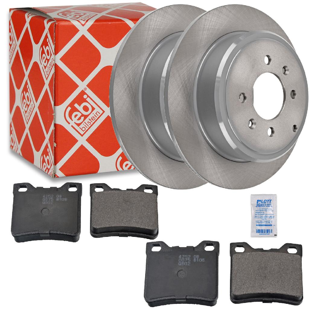 FEBI BILSTEIN Bremsscheibe 21122 + Bremsbelagsatz, Scheibenbremse 16219
