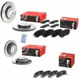 BREMBO Bremsbelagsatz, Scheibenbremse P 78 017 + Bremsscheibe 09.A870.11 + Bremsbelagsatz, Scheibenbremse P 78 011 + Bremsscheibe 09.B041.11