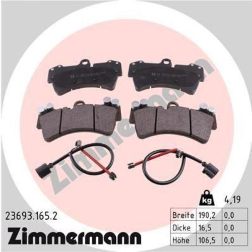 ZIMMERMANN Bremsscheibe 600.3227.55 + Bremsscheibe 600.3226.54 + Bremsbelagsatz, Scheibenbremse 23693.165.2 Bild ZIMMERMANN Bremsscheibe 600.3227.55 + Bremsscheibe 600.3226.54 + Bremsbelagsatz, Scheibenbremse 23693.165.2