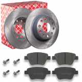 FEBI BILSTEIN Bremsscheibe 36128 + Bremsbelagsatz, Scheibenbremse 16797