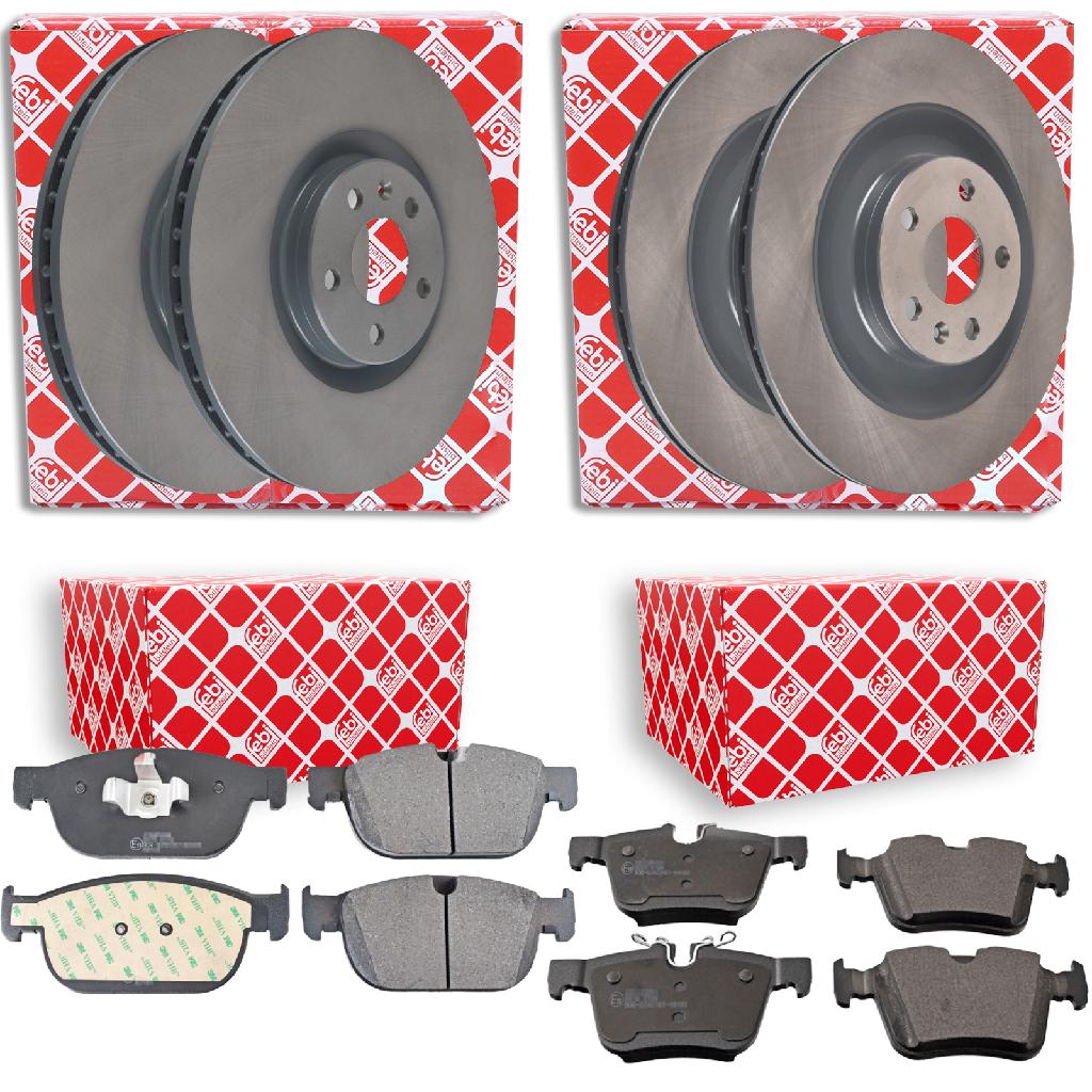 FEBI BILSTEIN Bremsscheibe 107725 + Bremsbelagsatz, Scheibenbremse 16971 + Bremsbelagsatz, Scheibenbremse 116331 + Bremsscheibe 174754