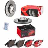 BREMBO Bremsbelagsatz, Scheibenbremse P 24 061X + Bremsscheibe 09.9464.2X