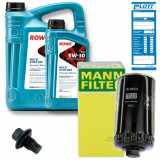 MAPCO Verschlussschraube, Ölwanne 95953 MANN-FILTER Ölfilter W 950/4 ROWE Motoröl 20125-0010-99 + Motoröl 20125-0050-99