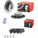 BREMBO Bremsbelagsatz, Scheibenbremse P 85 017 + Bremsscheibe 08.5743.11