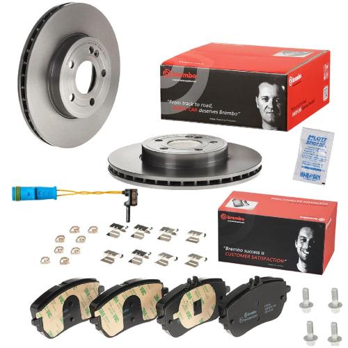BREMBO Bremsbelagsatz, Scheibenbremse P 50 146 + Bremsscheibe 09.D772.11 + Warnkontakt, Bremsbelagverschleiß A 00 353 Bild BREMBO Bremsbelagsatz, Scheibenbremse P 50 146 + Bremsscheibe 09.D772.11 + Warnkontakt, Bremsbelagverschleiß A 00 353