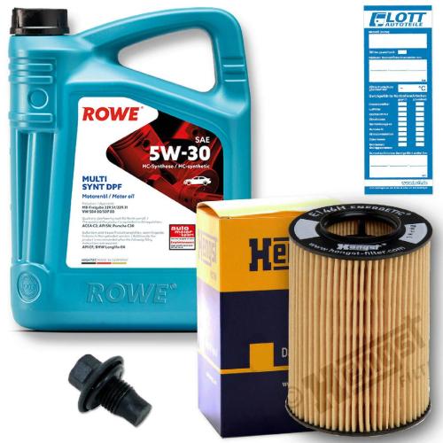 Rowe Inspektionskit Motoröl + Ölfilter + Ablassschraube Bild Rowe Inspektionskit Motoröl + Ölfilter + Ablassschraube