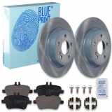 BLUE PRINT Bremsbelagsatz, Scheibenbremse ADN142182 + Bremsscheibe ADU174364
