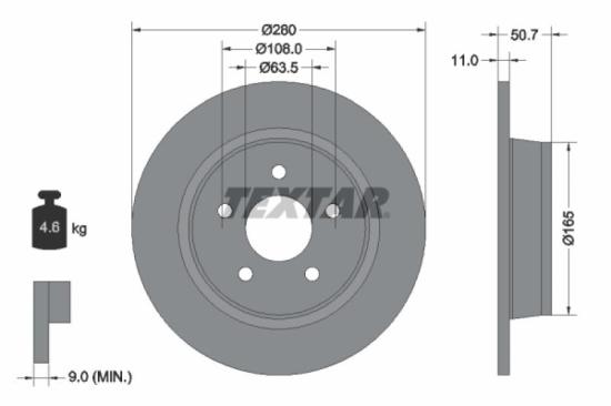 TEXTAR Bremsscheibe 92141300 + Bremsscheibe 92238903 + Bremsbelagsatz, Scheibenbremse 2521201 + Bremsbelagsatz, Scheibenbremse 2574801 Bild TEXTAR Bremsscheibe 92141300 + Bremsscheibe 92238903 + Bremsbelagsatz, Scheibenbremse 2521201 + Bremsbelagsatz, Scheibenbremse 2574801