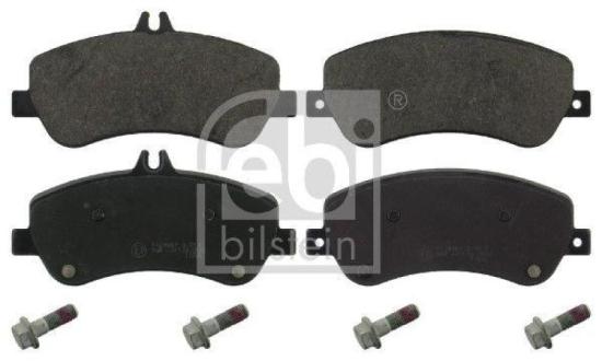 FEBI BILSTEIN Bremsbelagsatz, Scheibenbremse 16808 + Bremsscheibe 43936 + Warnkontakt, Bremsbelagverschleiß 19186 Bild FEBI BILSTEIN Bremsbelagsatz, Scheibenbremse 16808 + Bremsscheibe 43936 + Warnkontakt, Bremsbelagverschleiß 19186