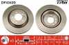 TRW Bremsscheibe DF4343S + Bremsbelagsatz, Scheibenbremse GDB1631 + Warnkontakt, Bremsbelagverschleiß GIC250 Bild TRW Bremsscheibe DF4343S + Bremsbelagsatz, Scheibenbremse GDB1631 + Warnkontakt, Bremsbelagverschleiß GIC250