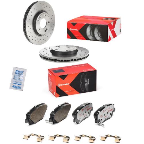 BREMBO Bremsscheibe 09.A532.1X + Bremsbelagsatz, Scheibenbremse P 30 070X Bild BREMBO Bremsscheibe 09.A532.1X + Bremsbelagsatz, Scheibenbremse P 30 070X