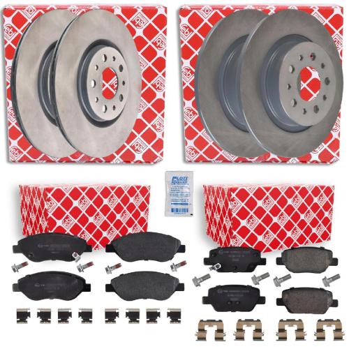 FEBI BILSTEIN Bremsscheibe 107714 + Bremsscheibe 173028 + Bremsbelagsatz, Scheibenbremse 173440 + Bremsbelagsatz, Scheibenbremse 173457 Bild FEBI BILSTEIN Bremsscheibe 107714 + Bremsscheibe 173028 + Bremsbelagsatz, Scheibenbremse 173440 + Bremsbelagsatz, Scheibenbremse 173457