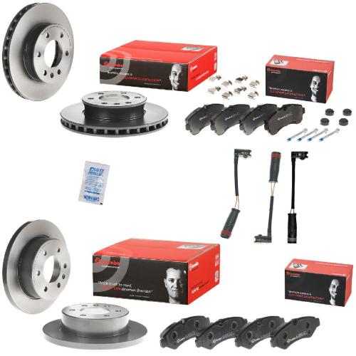 BREMBO Bremsbelagsatz, Scheibenbremse P 50 155 + Warnkontakt, Bremsbelagverschleiß A 00 287 + Warnkontakt, Bremsbelagverschleiß A 00 291 + Bremsscheibe 09.A895.11 + Bremsscheibe 08.D045.11 + Bremsbelagsatz, Scheibenbremse P 50 059 Bild BREMBO Bremsbelagsatz, Scheibenbremse P 50 155 + Warnkontakt, Bremsbelagverschleiß A 00 287 + Warnkontakt, Bremsbelagverschleiß A 00 291 + Bremsscheibe 09.A895.11 + Bremsscheibe 08.D045.11 + Bremsbelagsatz, Scheibenbremse P 50 059