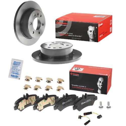 BREMBO Bremsscheibe 08.9509.11 + Bremsbelagsatz, Scheibenbremse P 50 084 Bild BREMBO Bremsscheibe 08.9509.11 + Bremsbelagsatz, Scheibenbremse P 50 084