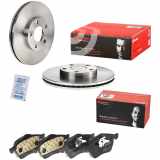 BREMBO Bremsbelagsatz, Scheibenbremse P 85 036 + Bremsscheibe 09.7195.10