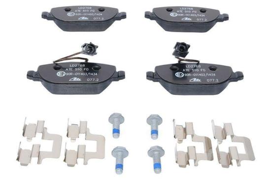 ATE Bremsbelagsatz, Scheibenbremse 13.0470-2768.2 + Bremsscheibe 24.0112-0170.1 Bild ATE Bremsbelagsatz, Scheibenbremse 13.0470-2768.2 + Bremsscheibe 24.0112-0170.1