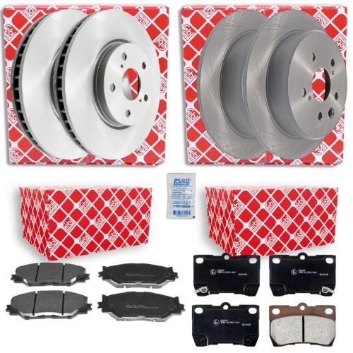 FEBI BILSTEIN Bremsscheibe 108498 + Bremsbelagsatz, Scheibenbremse 116369 + Bremsbelagsatz, Scheibenbremse 170295 + Bremsscheibe 108562 Bild FEBI BILSTEIN Bremsscheibe 108498 + Bremsbelagsatz, Scheibenbremse 116369 + Bremsbelagsatz, Scheibenbremse 170295 + Bremsscheibe 108562