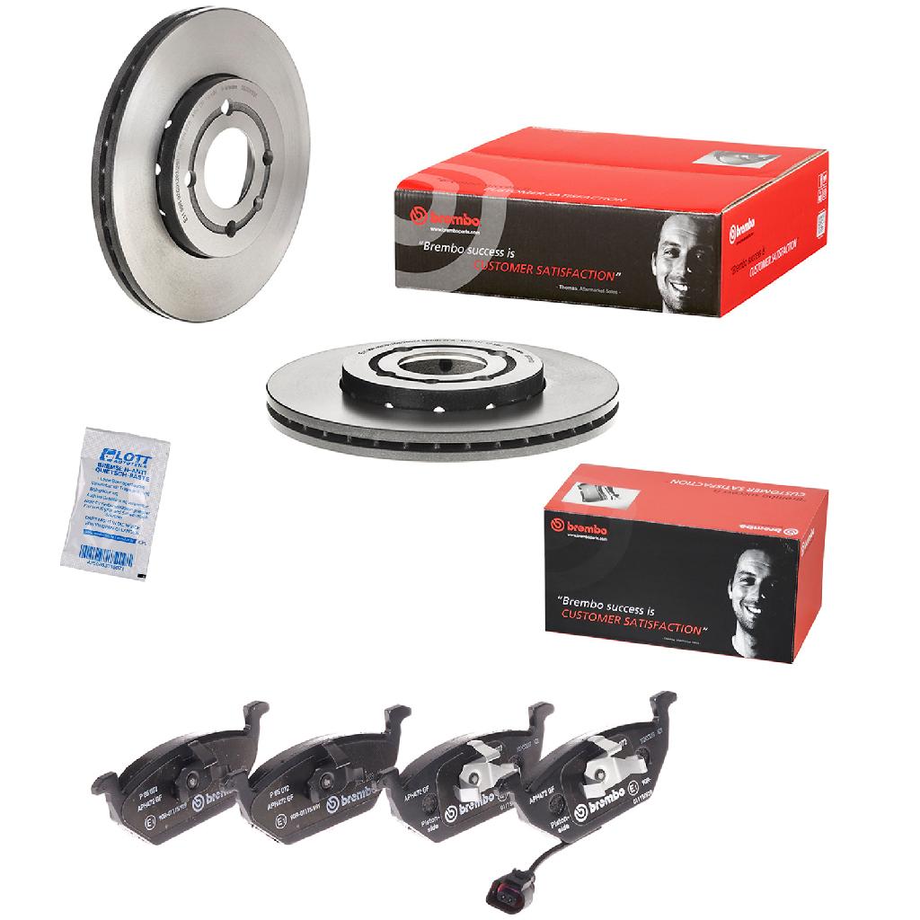 BREMBO Bremsscheibe 09.7011.31 + Bremsbelagsatz, Scheibenbremse P 85 072