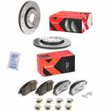 BREMBO Bremsbelagsatz, Scheibenbremse P 61 066X + Bremsscheibe 09.8695.1X