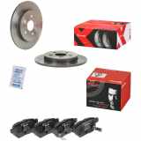 BREMBO Bremsbelagsatz, Scheibenbremse P 83 133 + Bremsscheibe 08.A534.3X