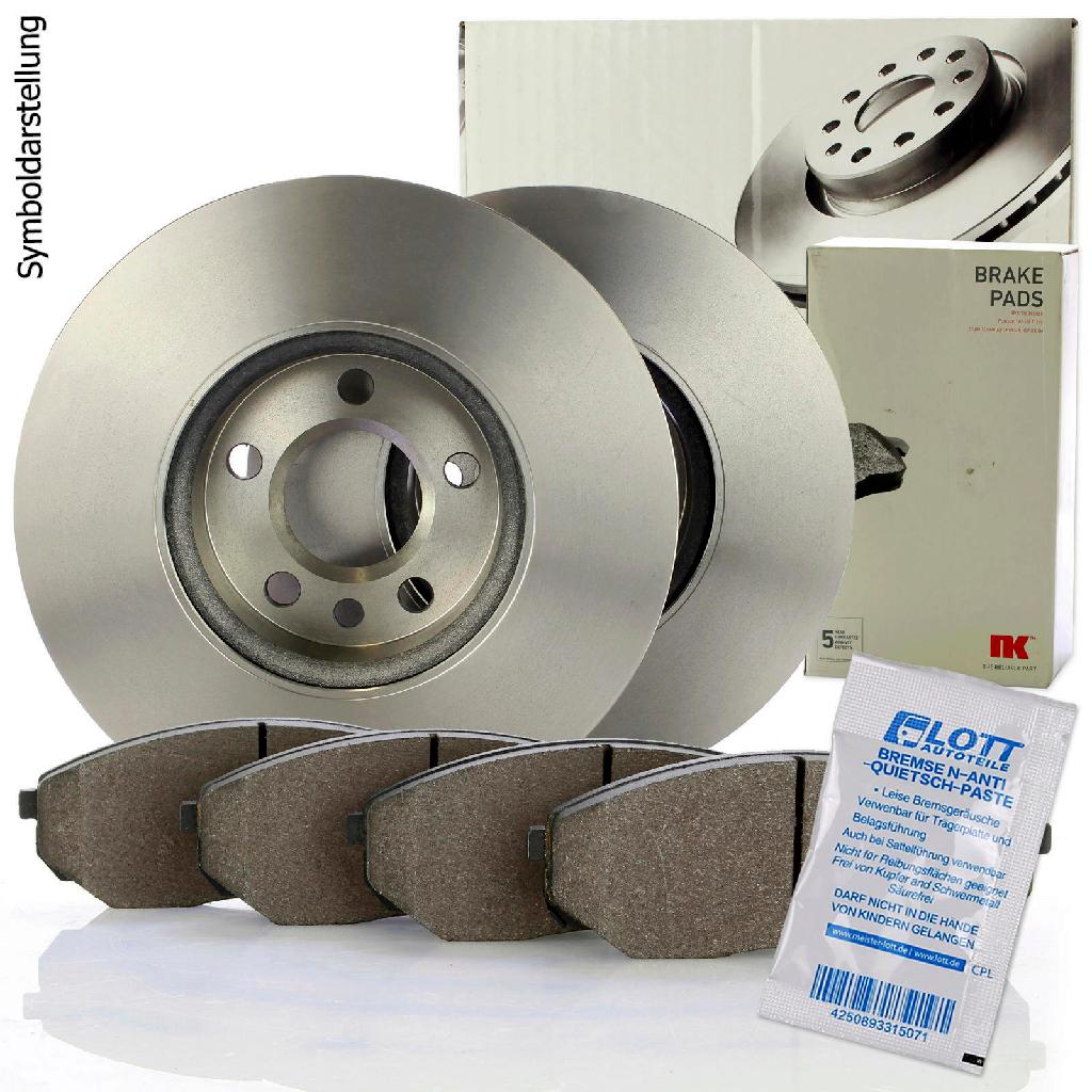 NK Bremsscheibe 203519 + Bremsbelagsatz, Scheibenbremse 223508