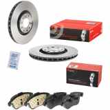BREMBO Bremsbelagsatz, Scheibenbremse P 61 117 + Bremsscheibe 09.A185.21