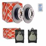 FEBI BILSTEIN Bremsscheibe 04629 + Bremsbelagsatz, Scheibenbremse 16399