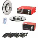 BREMBO Bremsbelagsatz, Scheibenbremse P 24 037 + Bremsscheibe 09.6766.10