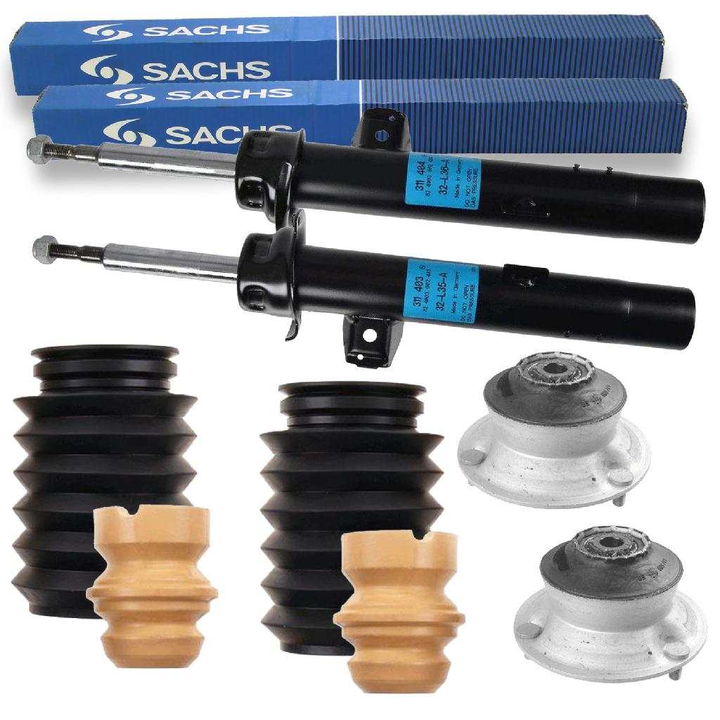 SACHS Stoßdämpfer 311 403 + Federbeinstützlager 802 186 + Staubschutzsatz, Stoßdämpfer 900 132 + Stoßdämpfer 311 404