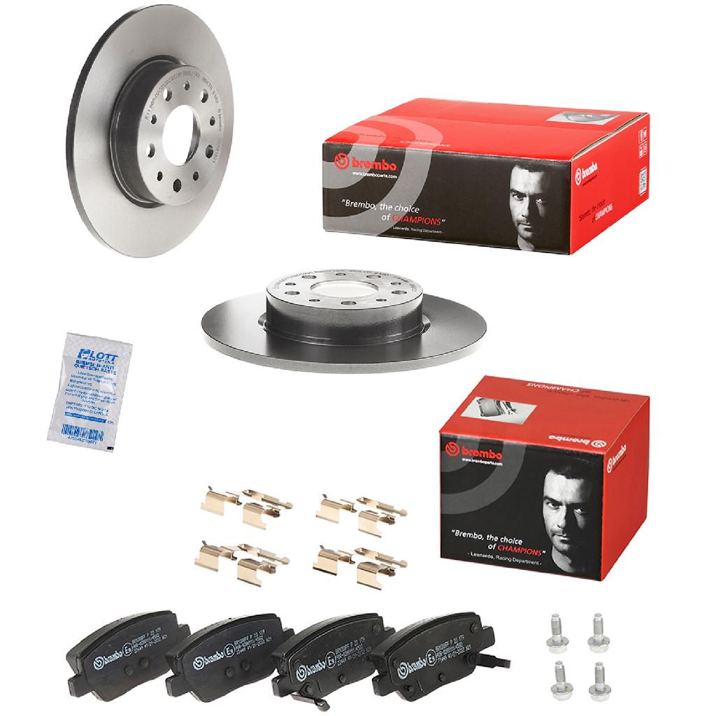 BREMBO Bremsbelagsatz, Scheibenbremse P 23 179 + Bremsscheibe 08.A915.21