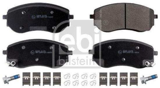 FEBI BILSTEIN Bremsbelagsatz, Scheibenbremse 116229 + Bremsscheibe 107222 Bild FEBI BILSTEIN Bremsbelagsatz, Scheibenbremse 116229 + Bremsscheibe 107222