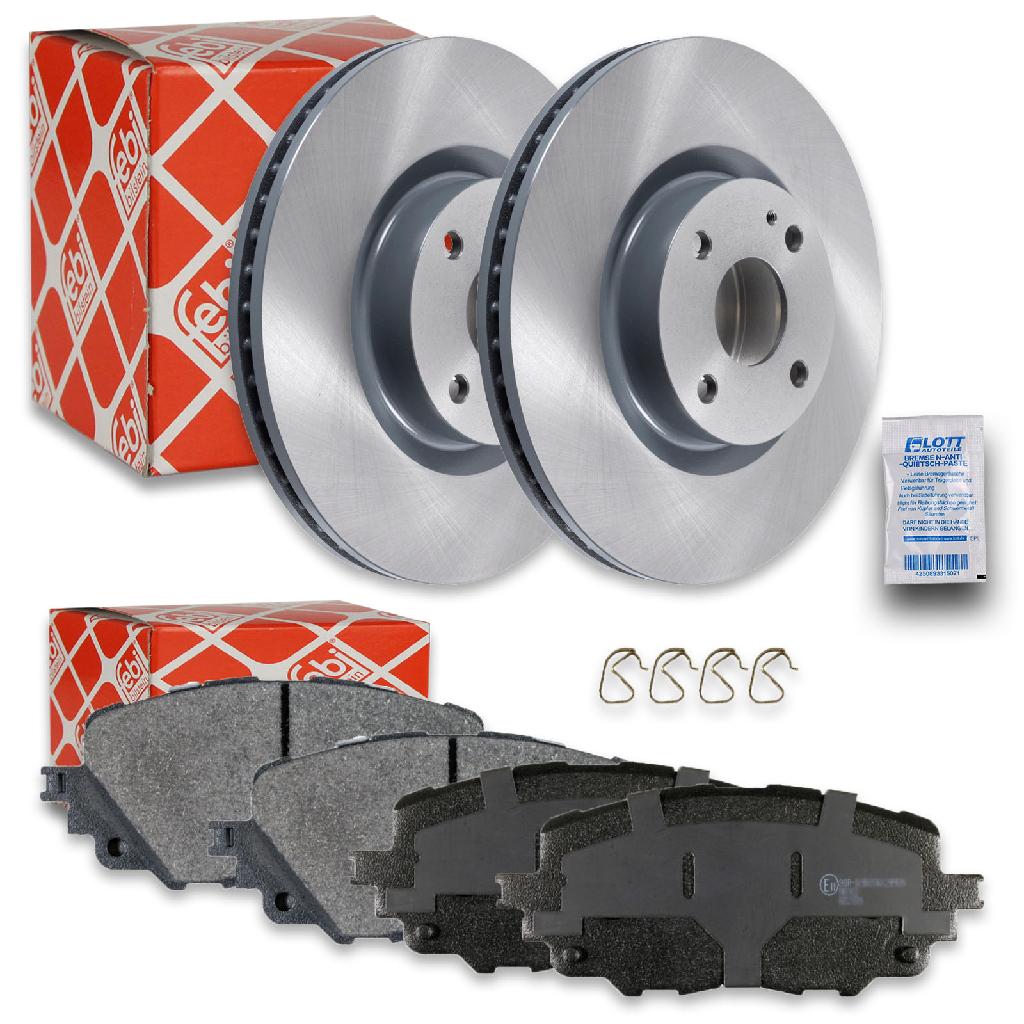 FEBI BILSTEIN Bremsscheibe 170731 + Bremsbelagsatz, Scheibenbremse 170663