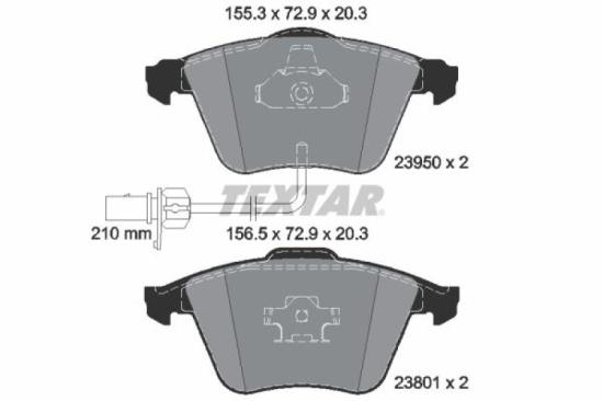TEXTAR Bremsbelagsatz, Scheibenbremse 2395001 + Bremsscheibe 92137103 + Bremsscheibe 92143903 + Bremsbelagsatz, Scheibenbremse 2332601 Bild TEXTAR Bremsbelagsatz, Scheibenbremse 2395001 + Bremsscheibe 92137103 + Bremsscheibe 92143903 + Bremsbelagsatz, Scheibenbremse 2332601