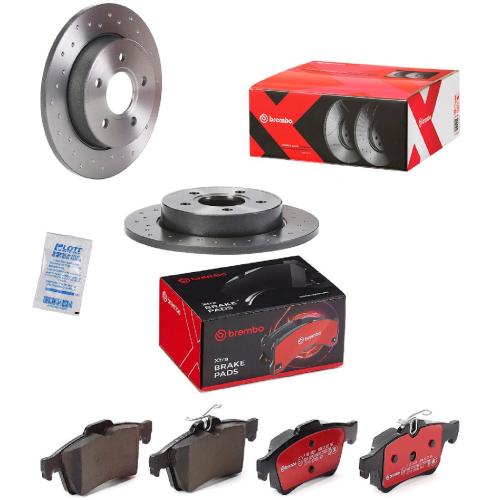 BREMBO Bremsscheibe 08.A029.2X + Bremsbelagsatz, Scheibenbremse P 59 042X Bild BREMBO Bremsscheibe 08.A029.2X + Bremsbelagsatz, Scheibenbremse P 59 042X