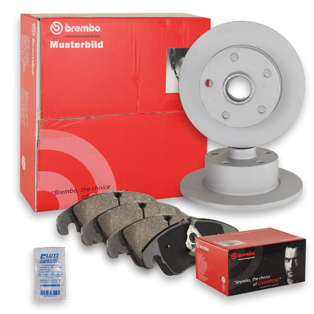 BREMBO Bremsbelagsatz, Scheibenbremse P 56 029 + Bremsscheibe 08.8065.14