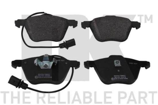 NK Bremsbelagsatz, Scheibenbremse 224754 + Bremsscheibe 204783 Bild NK Bremsbelagsatz, Scheibenbremse 224754 + Bremsscheibe 204783