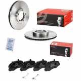BREMBO Bremsbelagsatz, Scheibenbremse P 24 049 + Bremsscheibe 09.6967.14