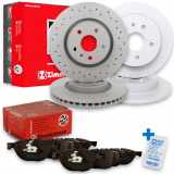 ZIMMERMANN Bremsscheibe 440.3133.52 + Bremsscheibe 180.3027.20 + Bremsbelagsatz, Scheibenbremse 25839.175.1 + Bremsbelagsatz, Scheibenbremse 25895.185.1