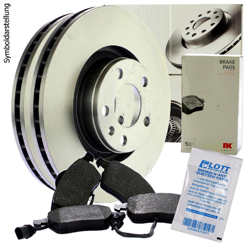 NK Bremsbelagsatz, Scheibenbremse 224782 + Bremsscheibe 2047100