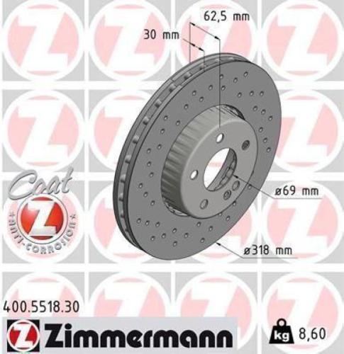 ZIMMERMANN Bremsbelagsatz, Scheibenbremse 22031.195.1 + Bremsscheibe 400.5518.30 BREMBO Warnkontakt, Bremsbelagverschleiß A 00 353 Bild ZIMMERMANN Bremsbelagsatz, Scheibenbremse 22031.195.1 + Bremsscheibe 400.5518.30 BREMBO Warnkontakt, Bremsbelagverschleiß A 00 353