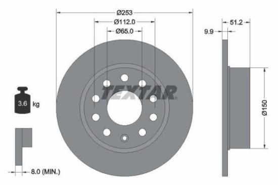 TEXTAR Bremsbelagsatz, Scheibenbremse 2469602 + Bremsscheibe 92120800 + Bremsscheibe 92120900 + Bremsbelagsatz, Scheibenbremse 2391401 Bild TEXTAR Bremsbelagsatz, Scheibenbremse 2469602 + Bremsscheibe 92120800 + Bremsscheibe 92120900 + Bremsbelagsatz, Scheibenbremse 2391401