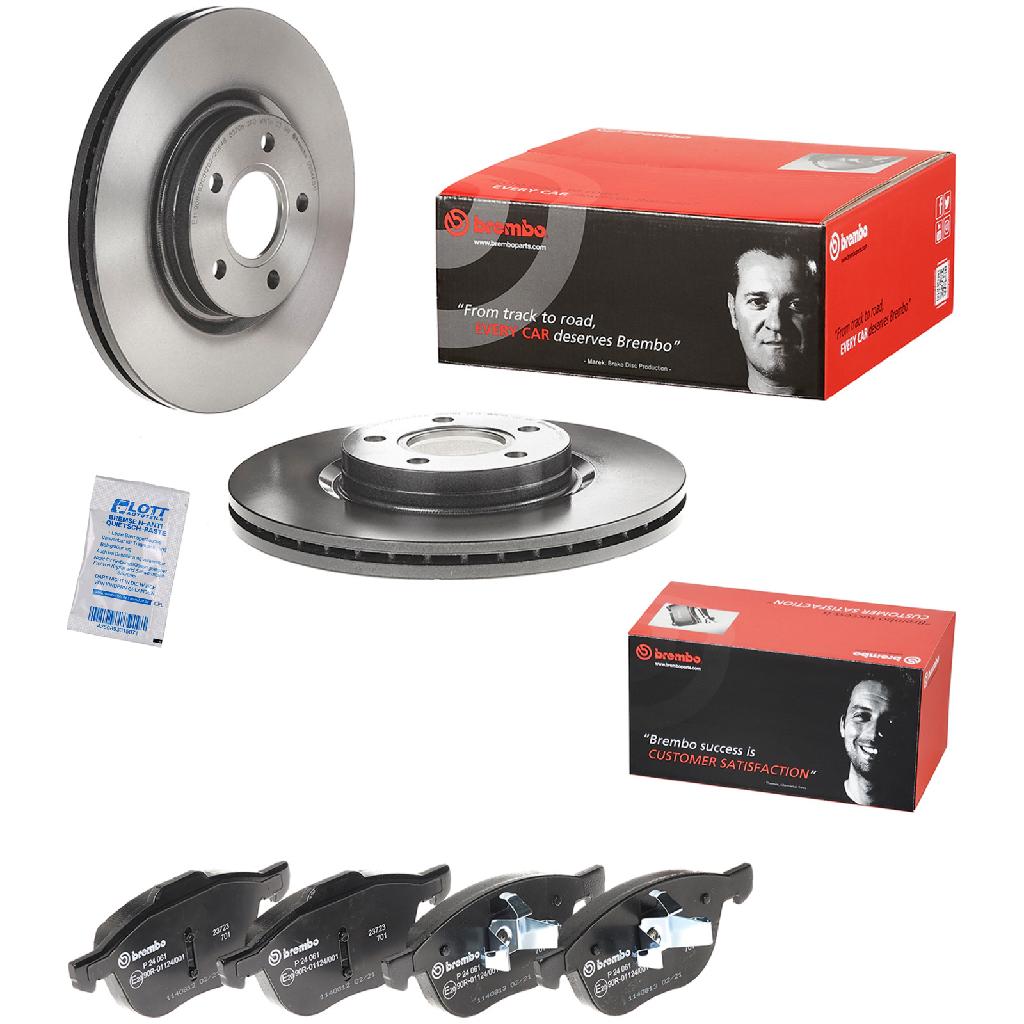 BREMBO Bremsscheibe 09.9468.11 + Bremsbelagsatz, Scheibenbremse P 24 061