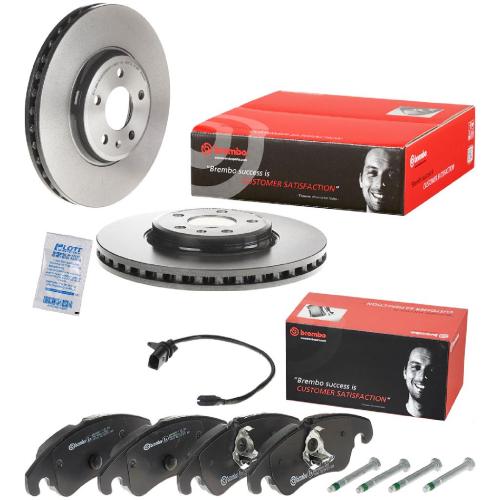 BREMBO Bremsscheibe 09.A758.11 + Bremsbelagsatz, Scheibenbremse P 85 098 Bild BREMBO Bremsscheibe 09.A758.11 + Bremsbelagsatz, Scheibenbremse P 85 098