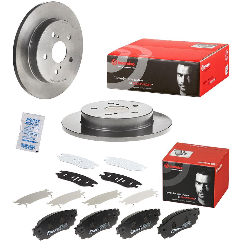 BREMBO Bremsscheibe 08.D418.11 + Bremsbelagsatz, Scheibenbremse P 83 160