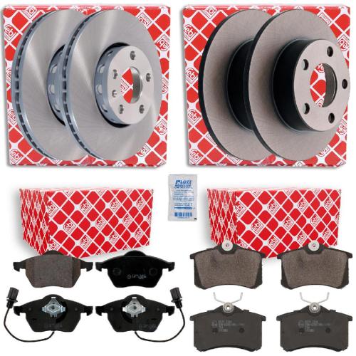 FEBI BILSTEIN Bremsbelagsatz, Scheibenbremse 16447 + Bremsbelagsatz, Scheibenbremse 16488 + Bremsscheibe 08352 + Bremsscheibe 11398 Bild FEBI BILSTEIN Bremsbelagsatz, Scheibenbremse 16447 + Bremsbelagsatz, Scheibenbremse 16488 + Bremsscheibe 08352 + Bremsscheibe 11398