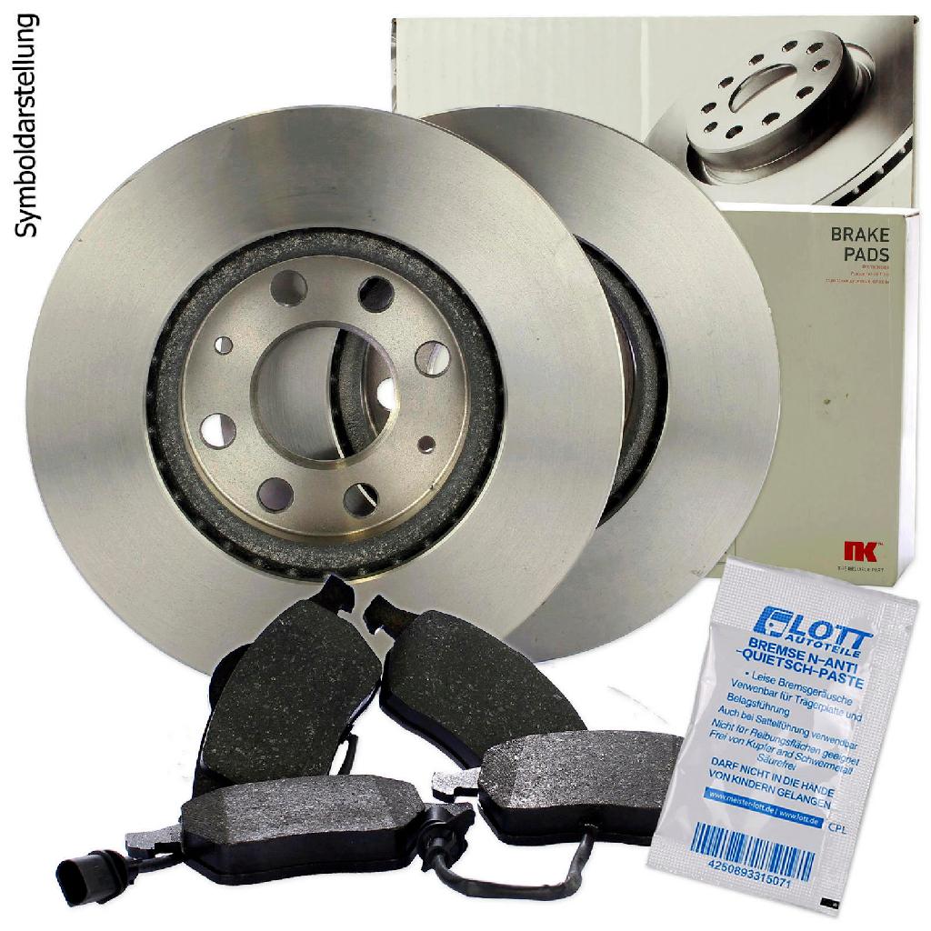 NK Bremsbelagsatz, Scheibenbremse 223635 + Bremsscheibe 202348