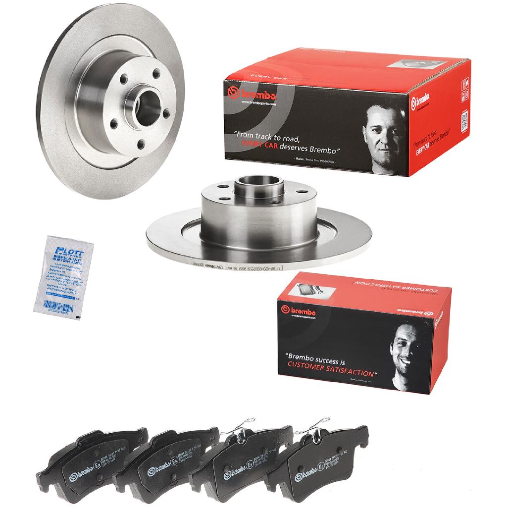 BREMBO Bremsbelagsatz, Scheibenbremse P 59 042 + Bremsscheibe 08.B396.27