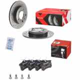 BREMBO Bremsscheibe 08.9136.1X + Bremsbelagsatz, Scheibenbremse P 85 017