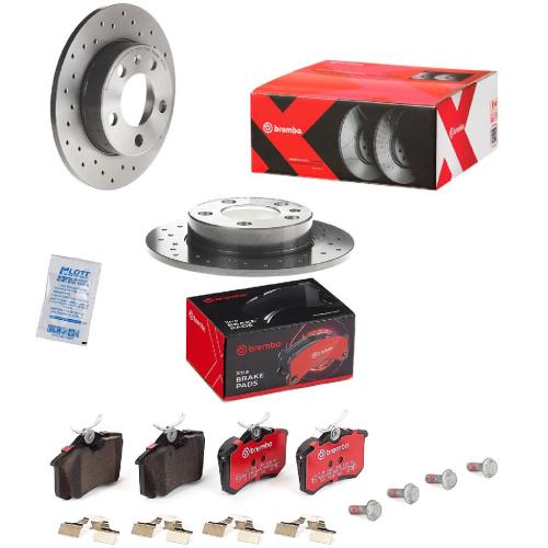 BREMBO Bremsbelagsatz, Scheibenbremse P 85 020X + Bremsscheibe 08.7165.1X Bild BREMBO Bremsbelagsatz, Scheibenbremse P 85 020X + Bremsscheibe 08.7165.1X